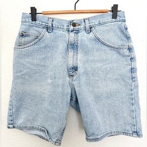 Wrangler Vintage 90s Mom Denim Shorts Jorts Light Wash